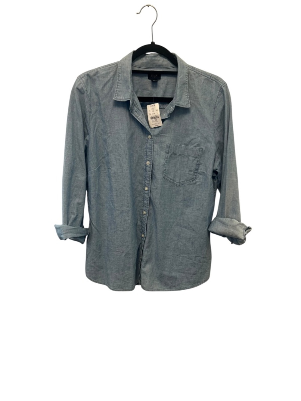 J. Crew Factory Chambray Button Down Shirt Size Large, NWT